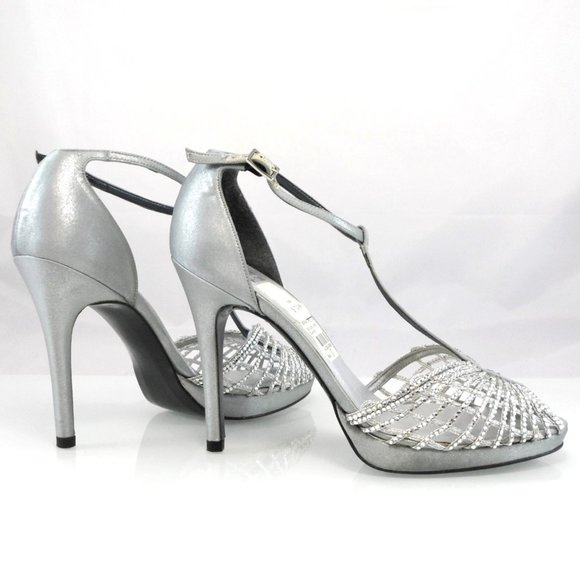 NIB$965 Stuart Weitzman Bridal Collection WeaveMe Swarovski Crystals Sandals 8 - Picture 9 of 16